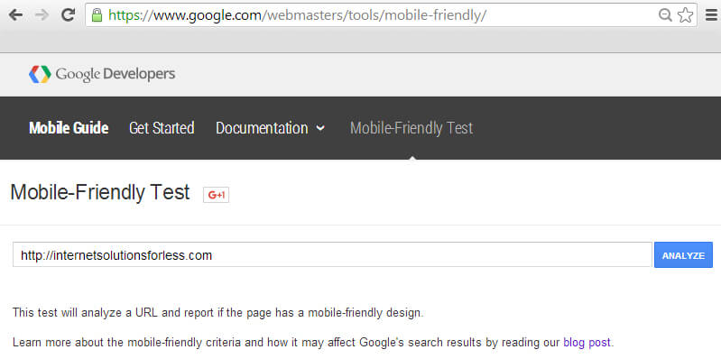 mobile_friendly_website_test