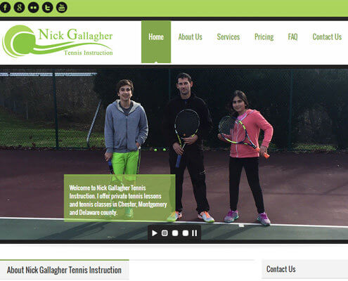 Nick Gallagher Tennis Instruction