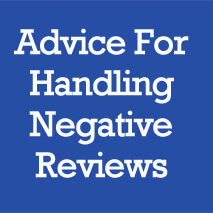 Advice For Handling Negative Reviews