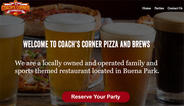 Coaches Corner Pizza & Brew