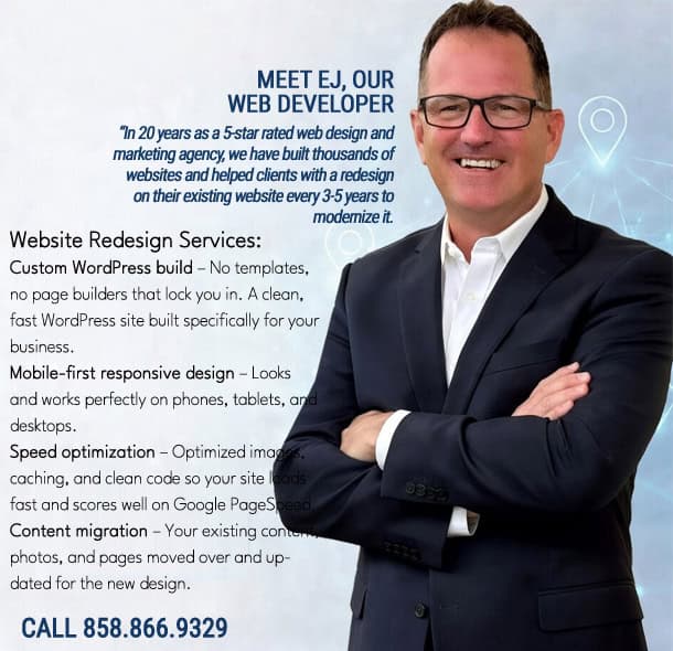 Website redesign services